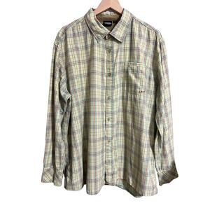 KAVU Plaid Button UP XXL